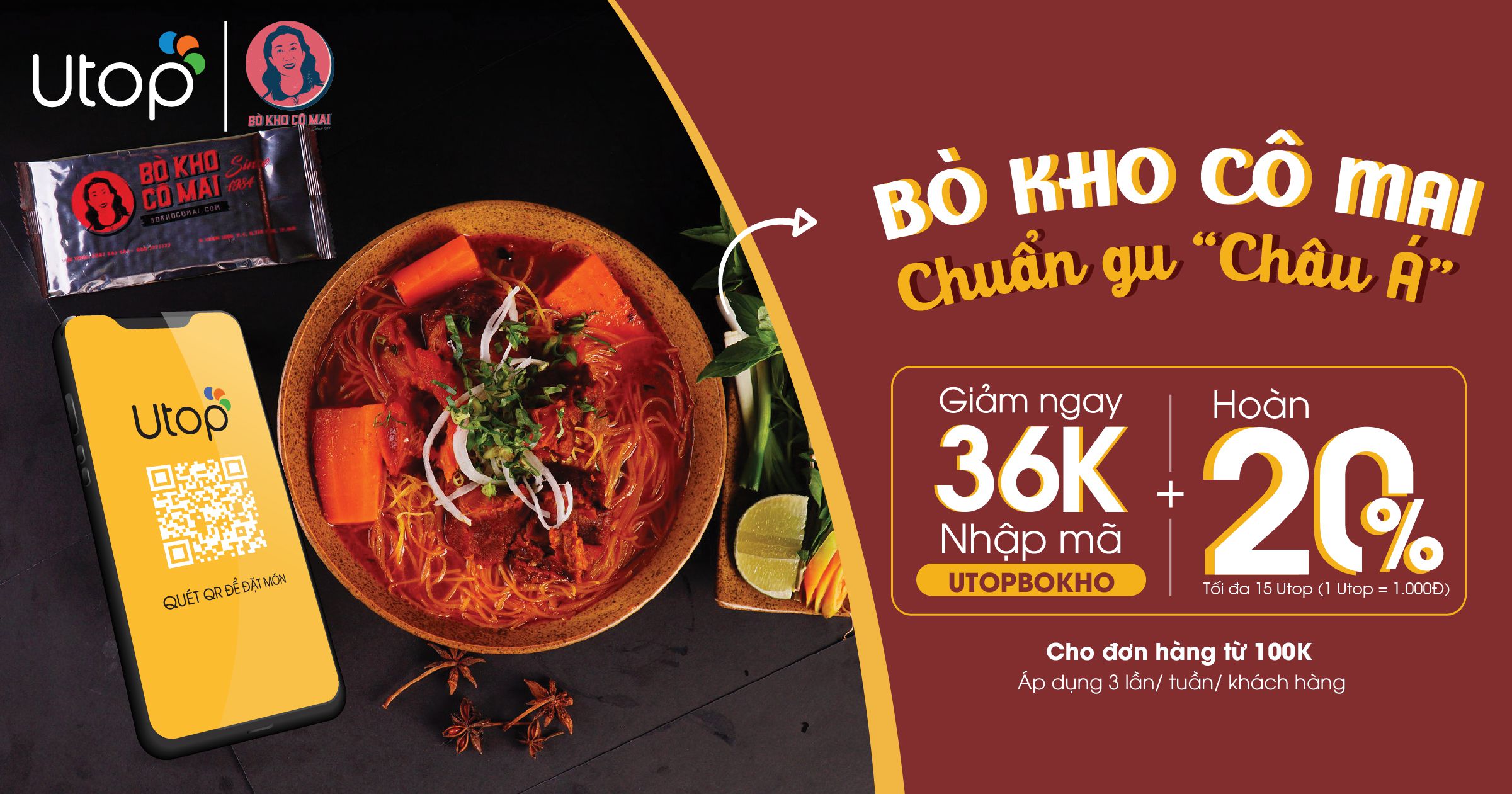 Khuyễn mãi bò kho cô mai