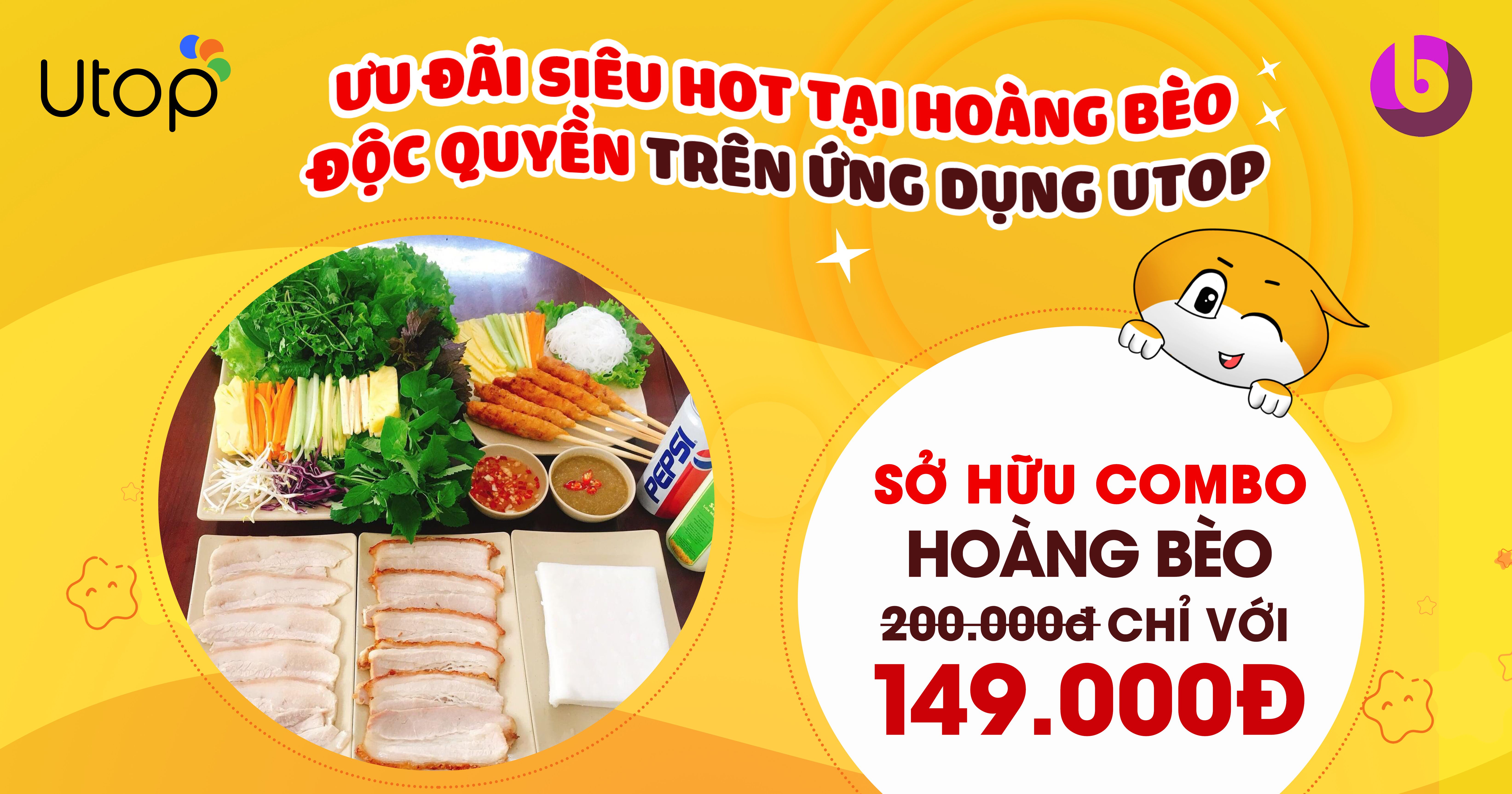 khuyến mãi utop tại Hoàng bèo