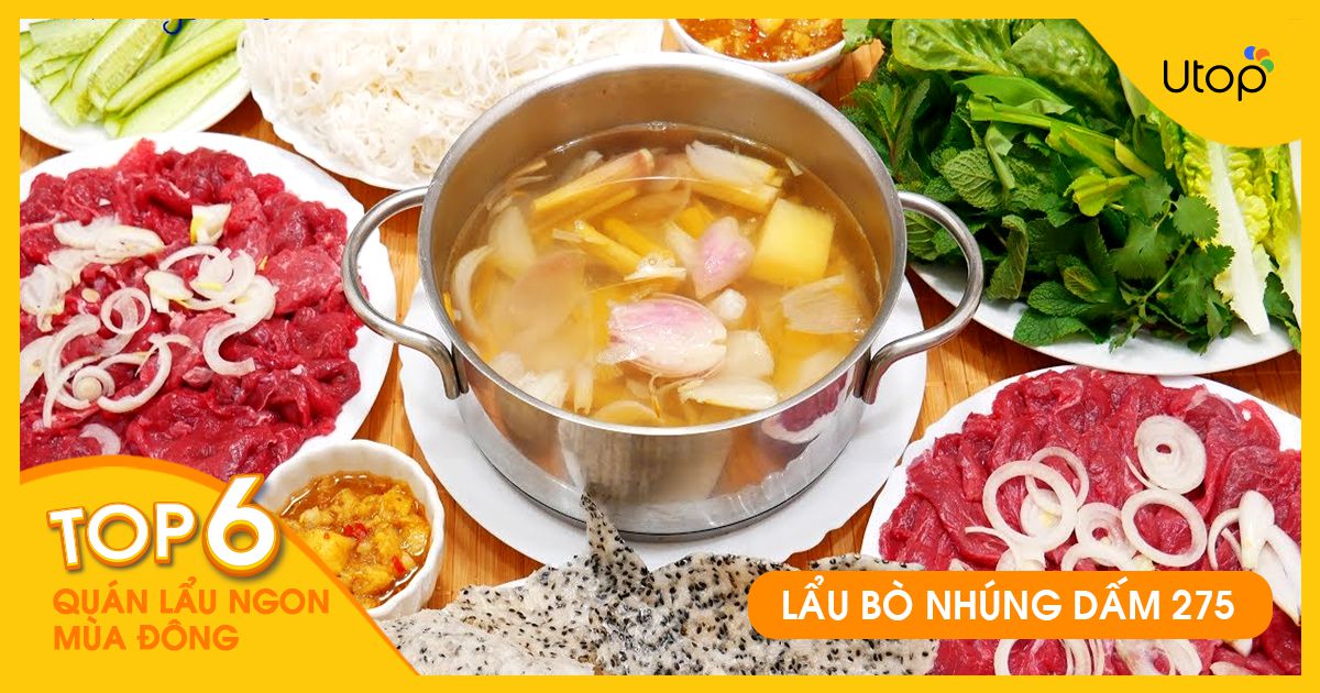 Lẩu bò nhúng dấm 275