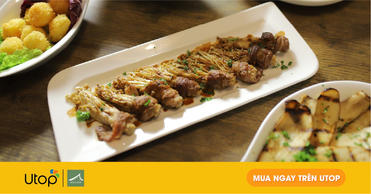 Menu Della Seta khá đang dạng