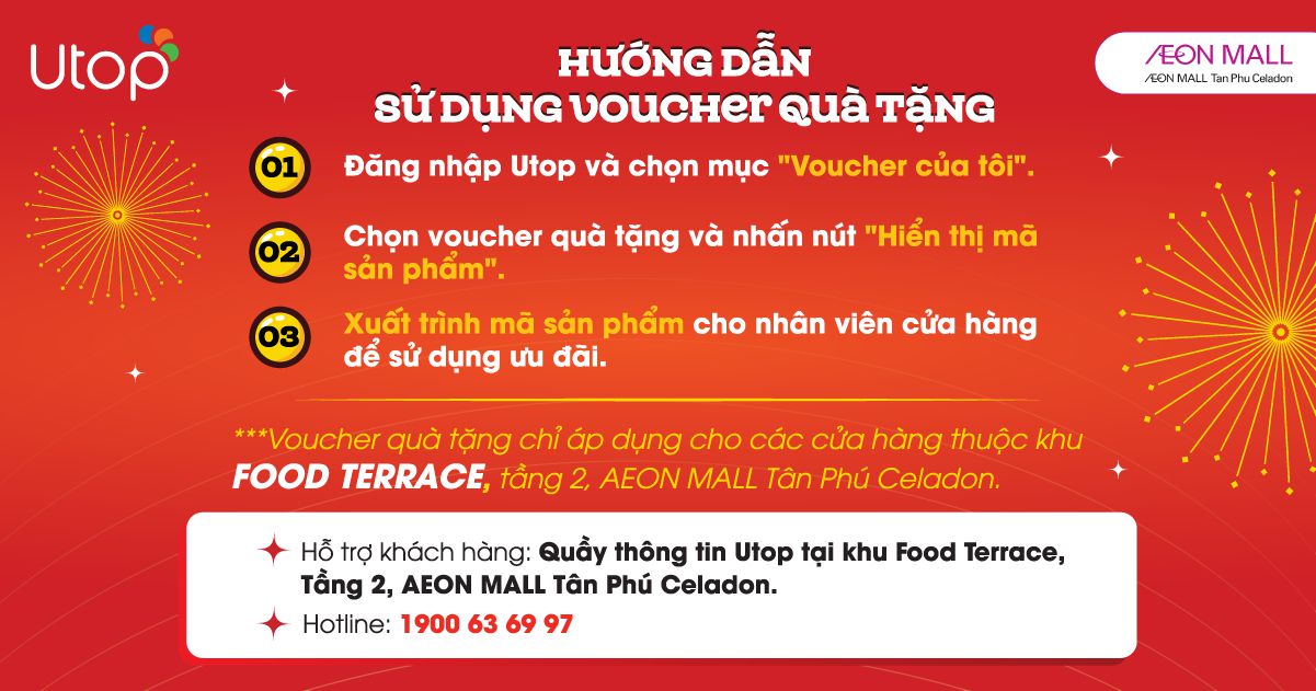 Hướng dẫn sử dụng voucher Utop