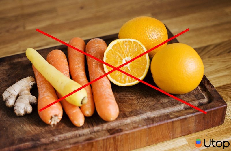Ăn cam với cà rốt