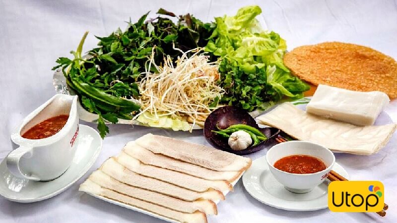 Coupon Nhà Hàng Đặc Sản Trần - Bánh Tráng Cuốn Thịt Heo Rau Sống Và Nước Chấm Siêu Ngon