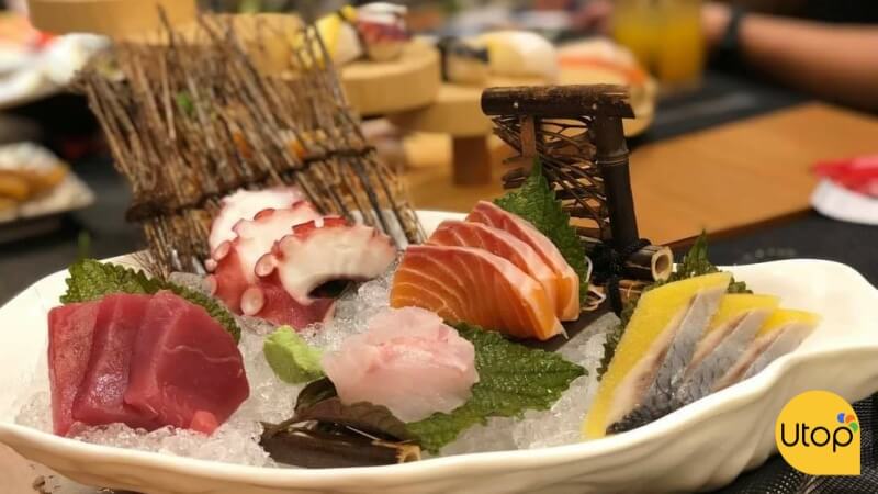 sashimi hải sản