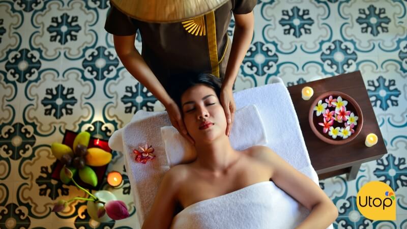 massage mặt tại Paradise Spa