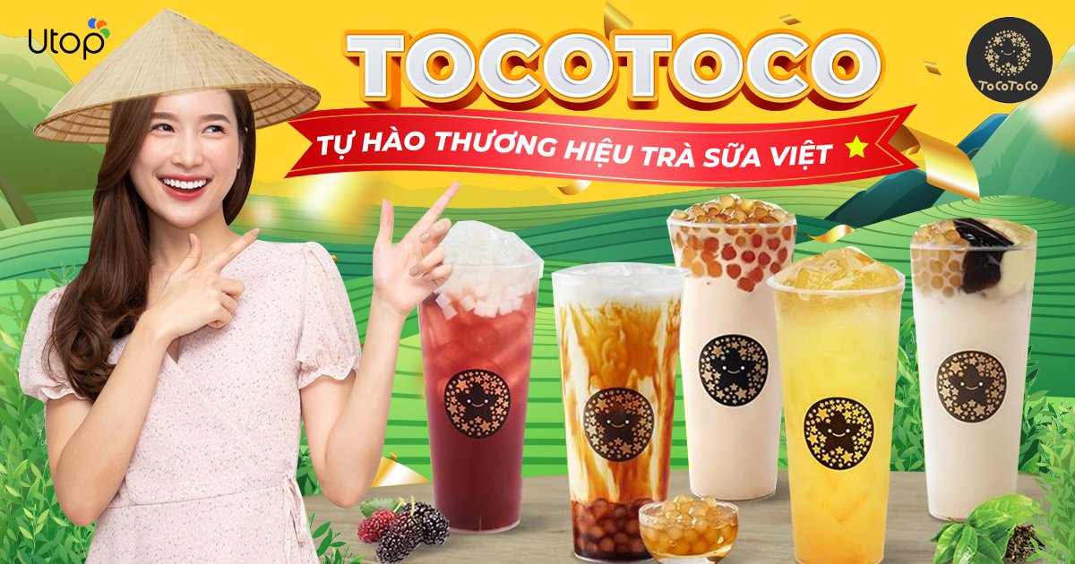 ToCoToCo là thương hiệu trà sữa do người Việt sáng lập, sử dụng nguyên liệu thuần Việt