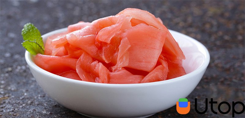 Gừng ngâm chua không phải món khai vị