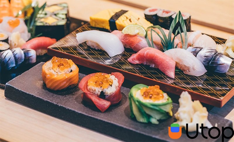 Ăn hết sushi trong một miếng