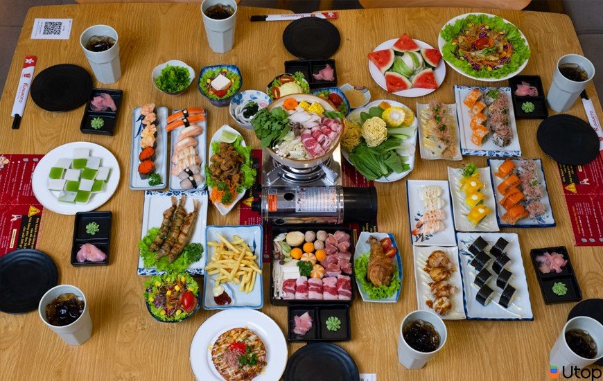 4. Thực đơn của Sushi Kunimoto có phong phú và đa dạng không? 