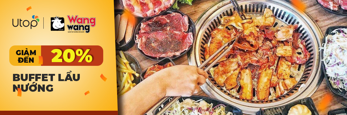 Coupon Giảm 20% Buffet Lẩu Wang Wang