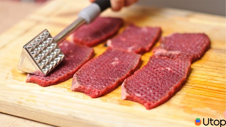 Đánh tan thịt trước khi chế biến món ăn