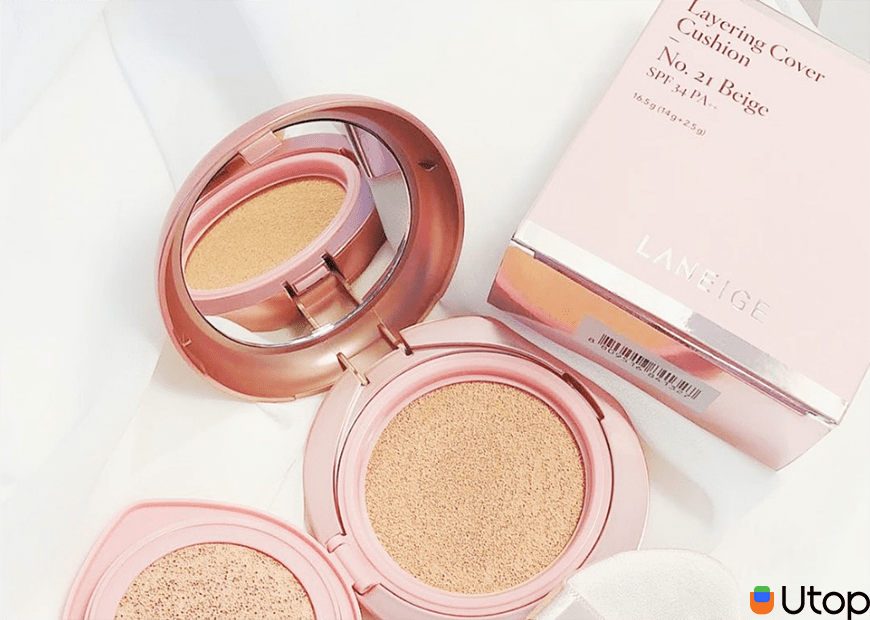 Đệm có lớp phủ và đệm nền Laneige