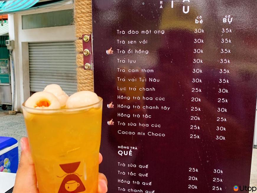 Thực đơn và trải nghiệm tại Quán chè túi nâu