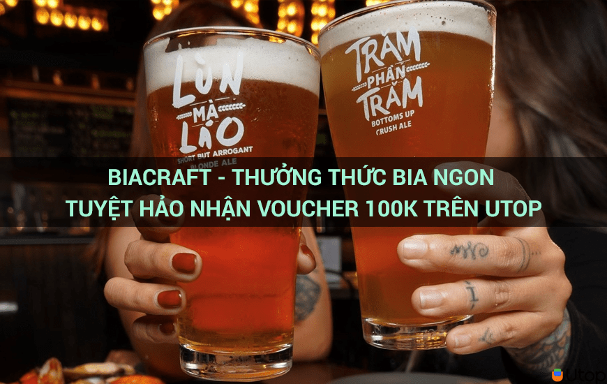BiaCraft - Thưởng thức bia ngon nhận coupon 100k tại Cakhia TV