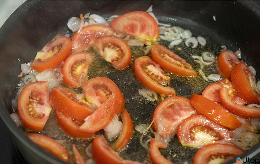 Súp trứng cà chua