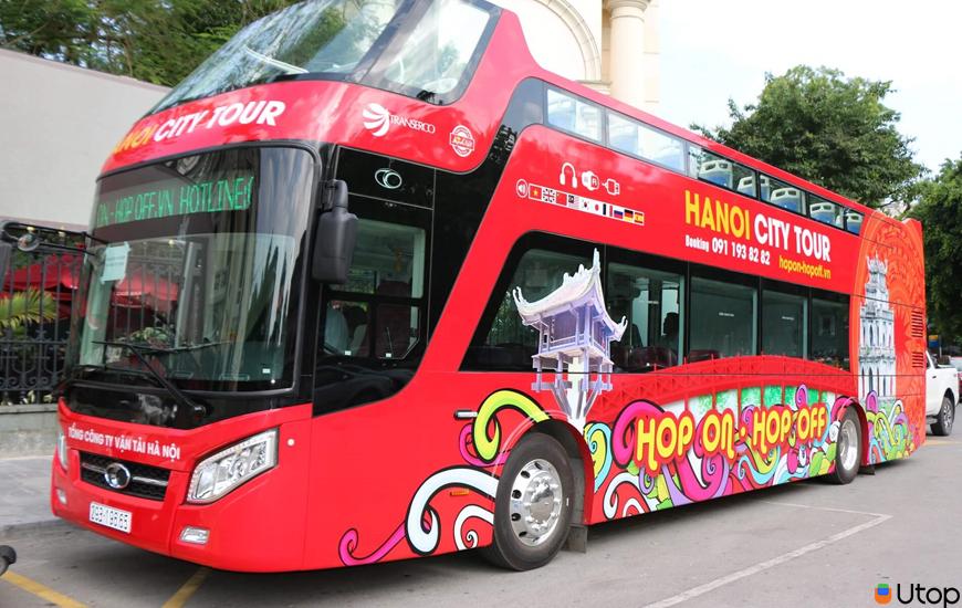 Trải nghiệm đi xe buýt Hop on - Hop on quanh thủ đô Hà Nội
