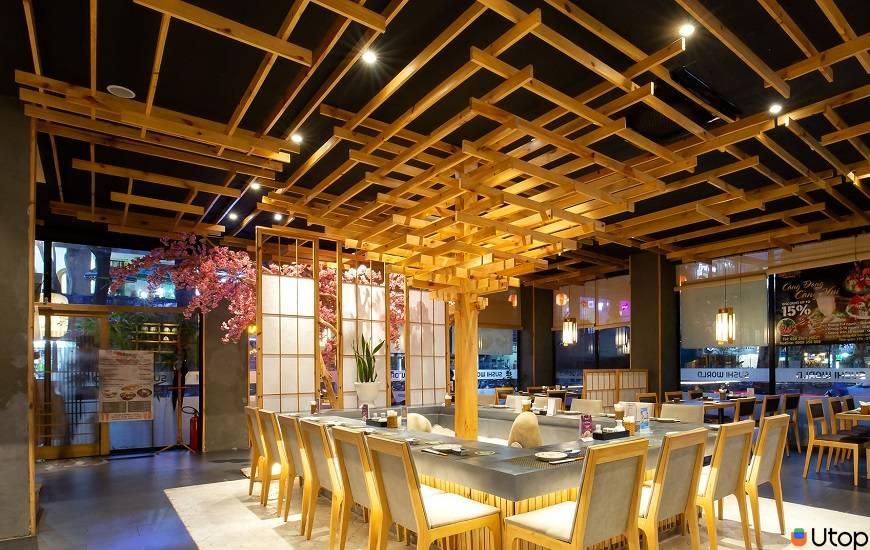 Nhà hàng Sushi World với vẻ đẹp tinh túy của ẩm thực Nhật Bản