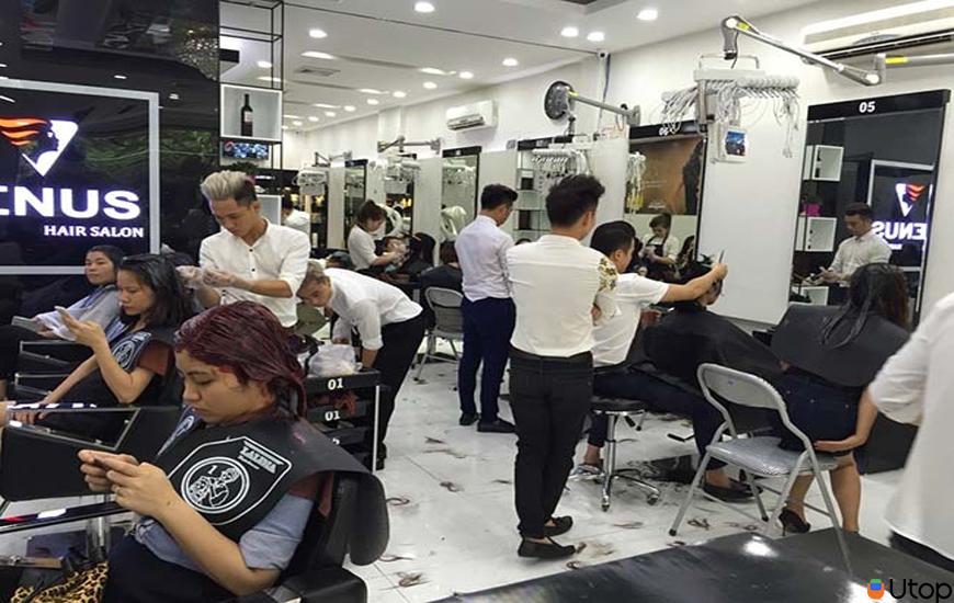 Venus hair salon có trang thiết bị hiện đại