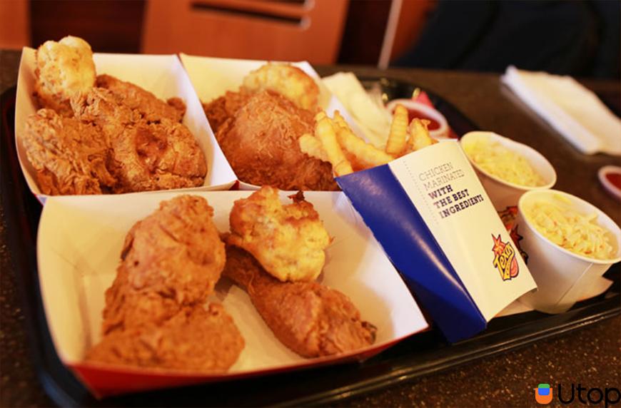 Festë Chill Fresh Chicken Me Chicken Texas|  Karakteristikat e veçanta të pulës së freskët të Teksasit që shpërthen nga ekstazi|  Pulë e freskët e famshme dhe e shijshme në tregun e Fast Food