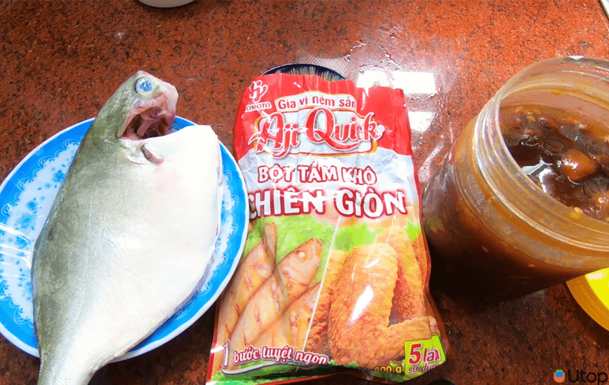 Dùng bột chiên giòn