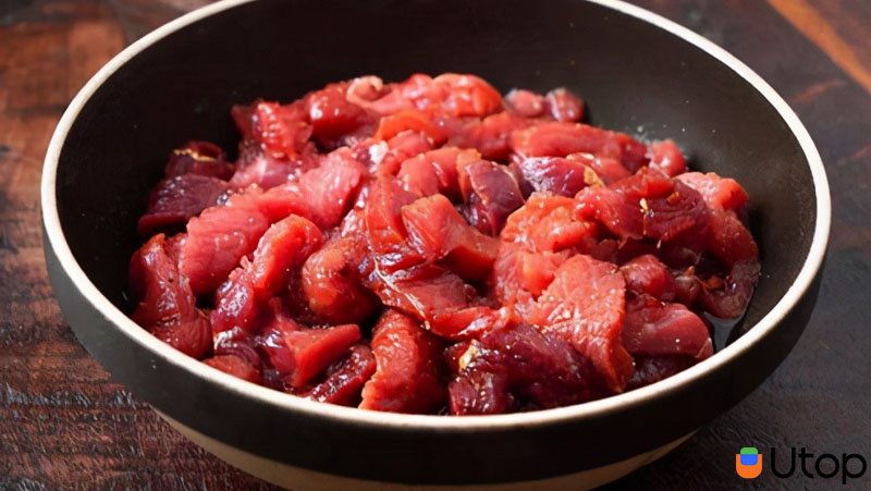 Thịt bò cuộn nấm kim châm nướng