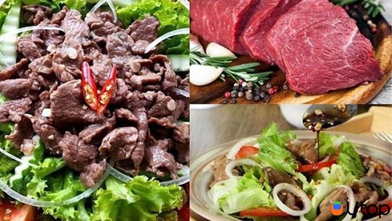 Salad thịt bò dăm bông