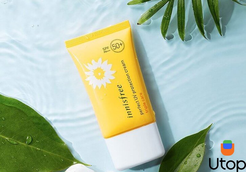 Kem Chống Nắng Innisfree Perfect Protection UV Cream Triple Care SPF 50+ PA++++
