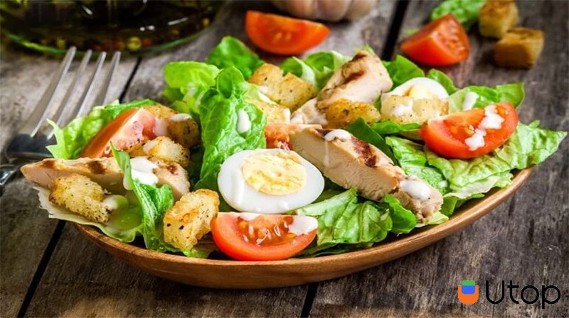 Salad trứng bác