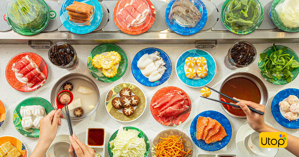 Thực đơn đa dạng với hàng trăm món ăn