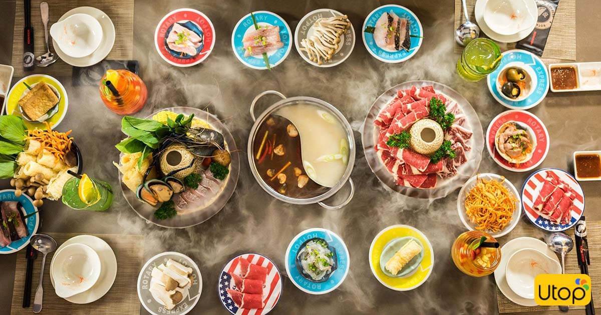 Bạn có thể chọn tối đa 5 hương vị lẩu
